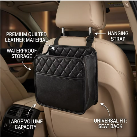 Leather Storage Bag For All Car Models