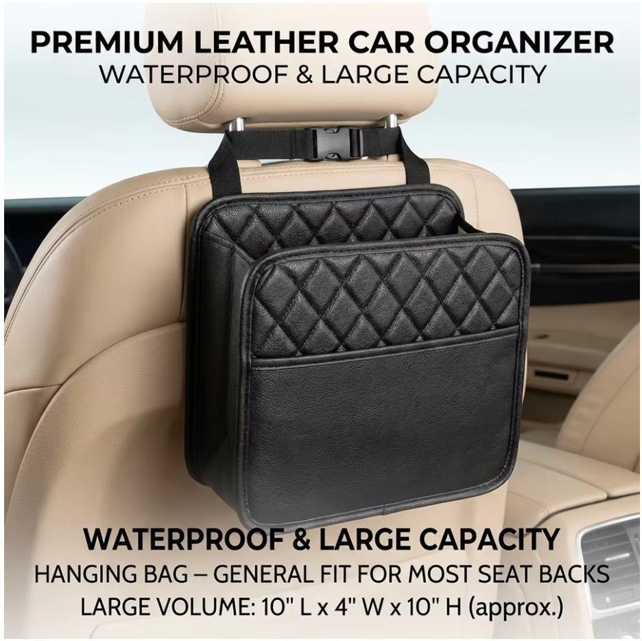 Leather Storage Bag For All Car Models